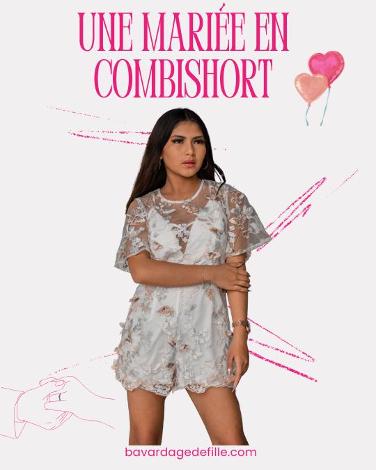 combishort habillee mariage
