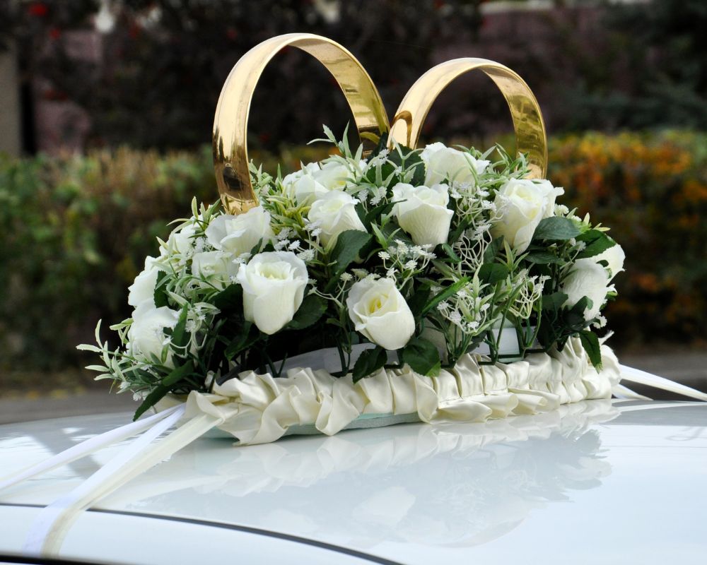 Déco voiture mariage