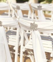 Drapé chaise mariage
