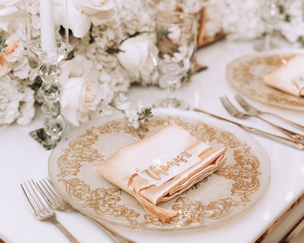 Décoration table de mariage