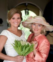 Mariée avec sa mère