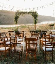 Décoration mariage en plein air
