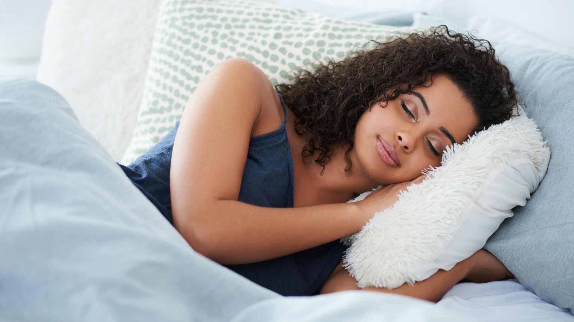 femme en pleine sieste