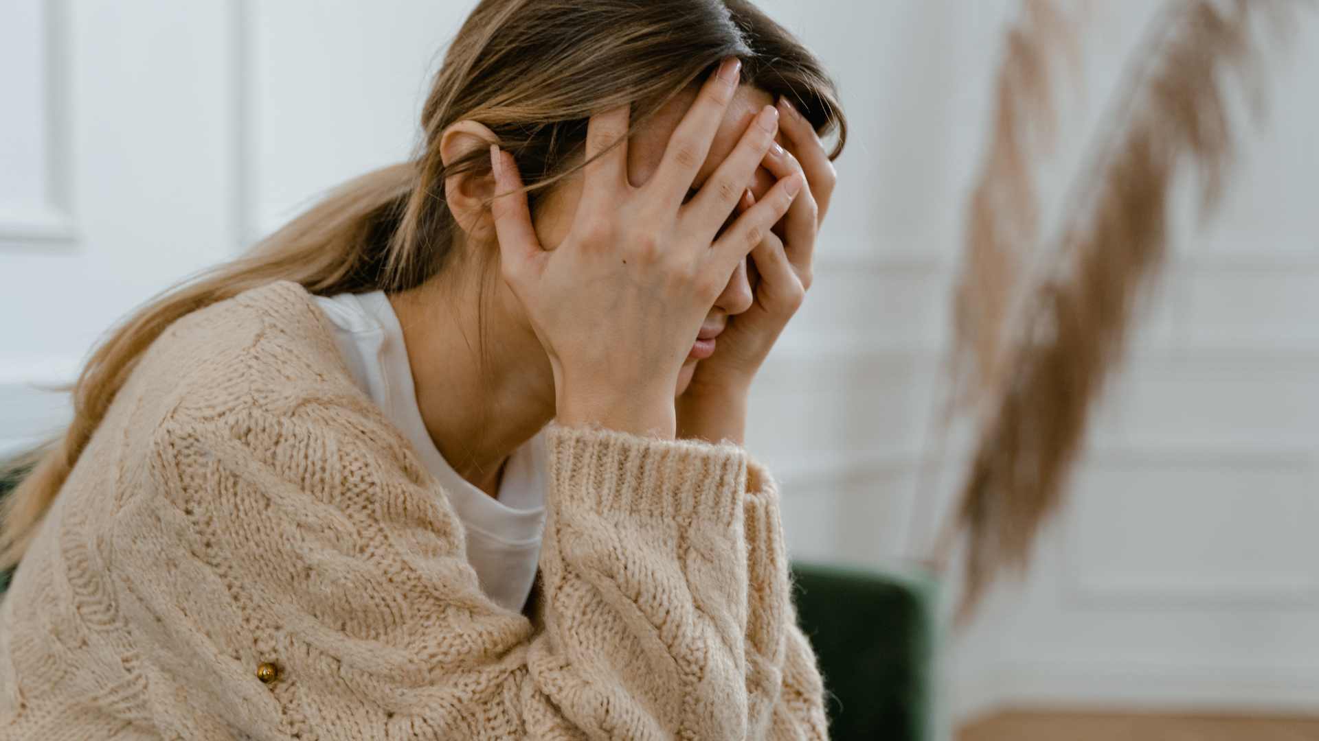 femme qui stress