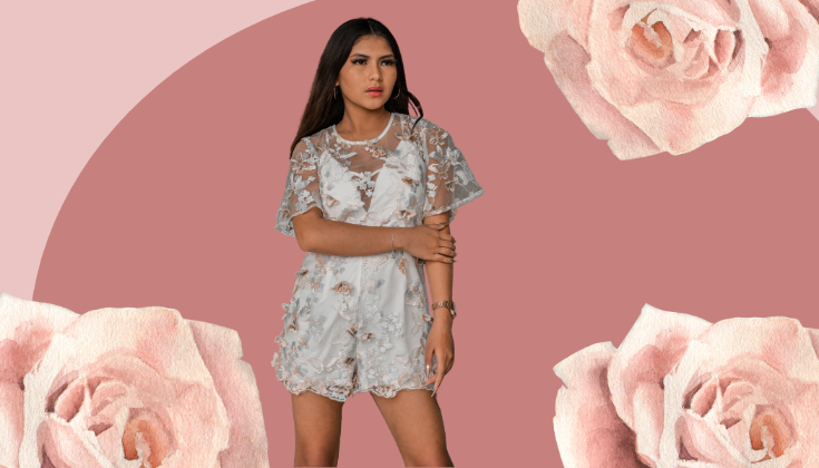 combishort mariage habillee